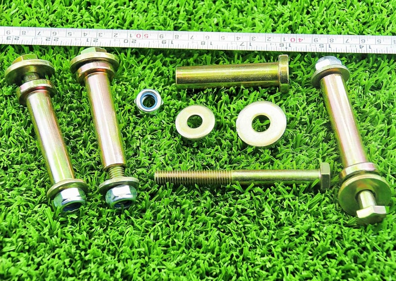 Metalsuberg طقم براغي وعقد قفل للعجلات 4 قطع متوافق مع جزازات العشب Exmark 103-3168 103-4051 1-603299 1-603602 PL7540 225-205، المزيد من العجلات بفتحة 5/8" - Image 5